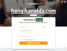 Tablet Screenshot of hangikanalda.com